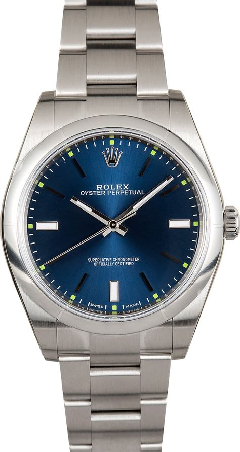 rolex oister blu 39mm|rolex oyster perpetual models.